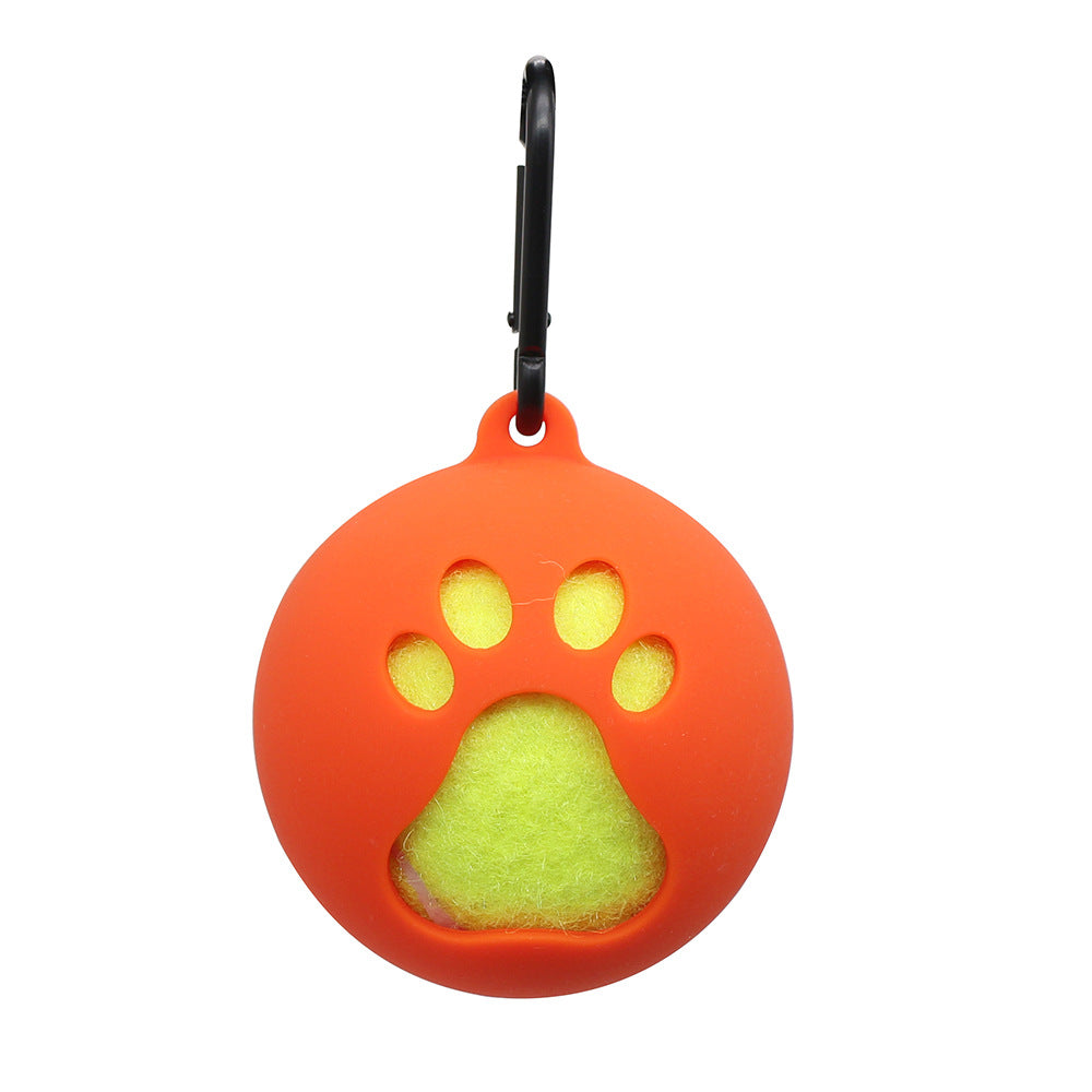 Bracelet de tennis Portable mains-libres chien fournitures de marche d'entraînement boule gaine