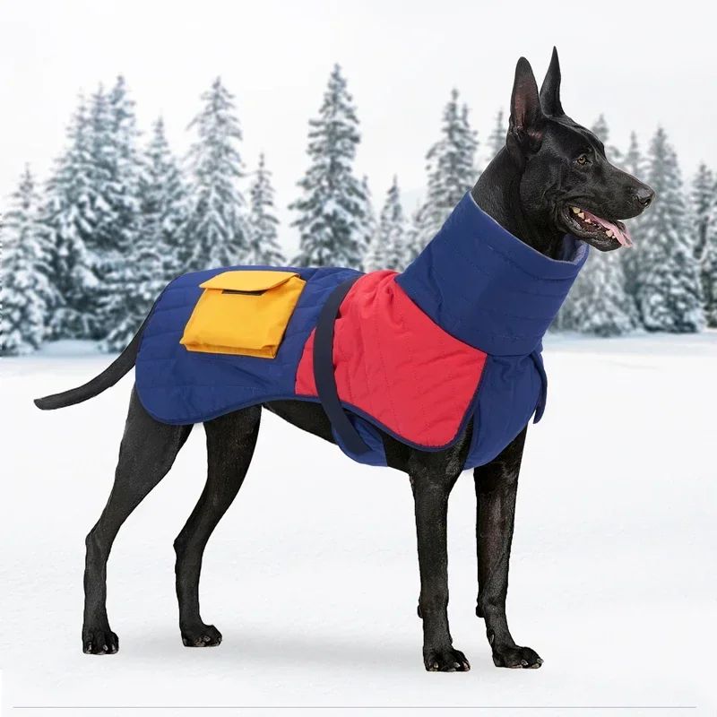 Hiver chaud épais imperméable vêtements de chien chaud pour petit moyen gros chiens chien manteau de chien G