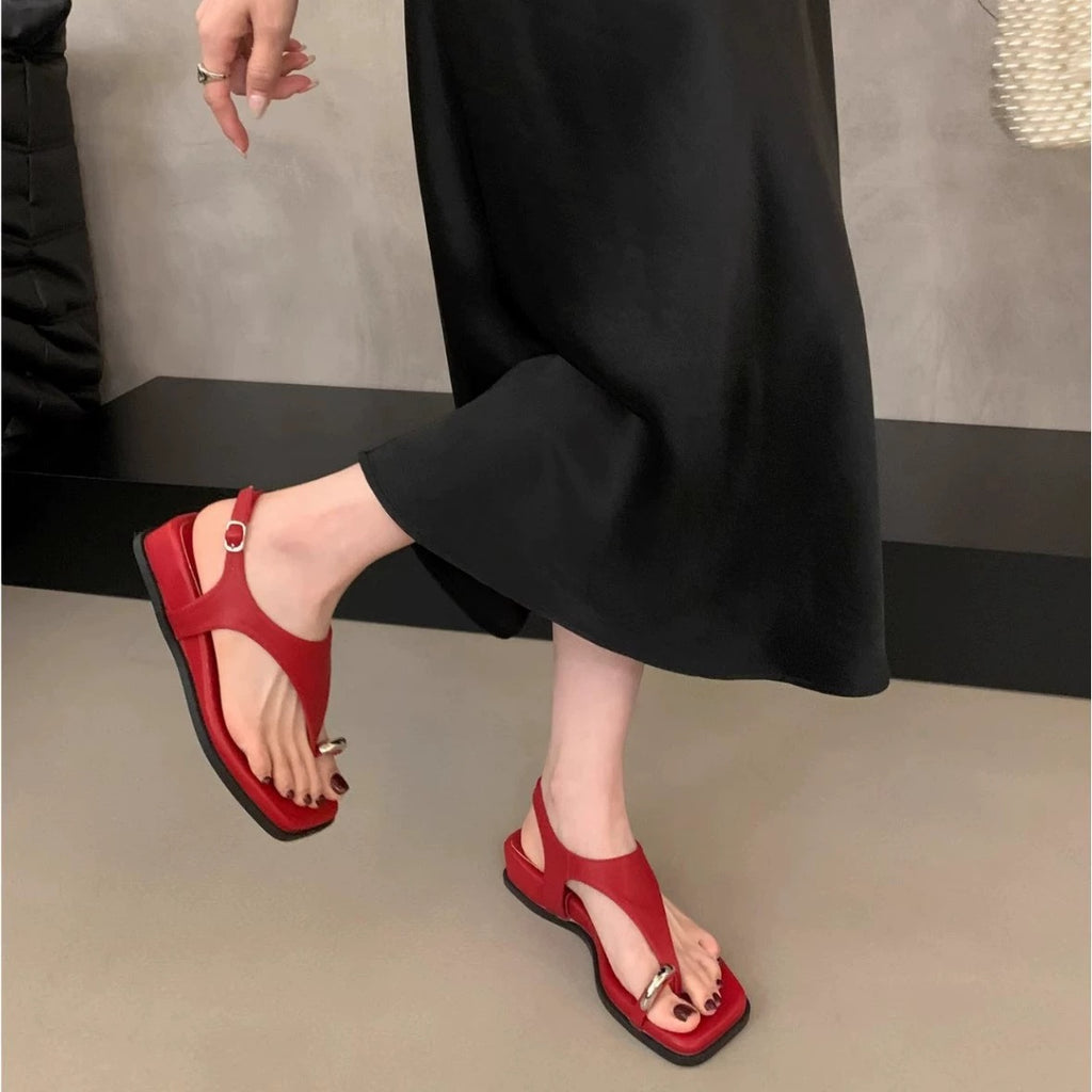 Sandales romaines vintage française d'été