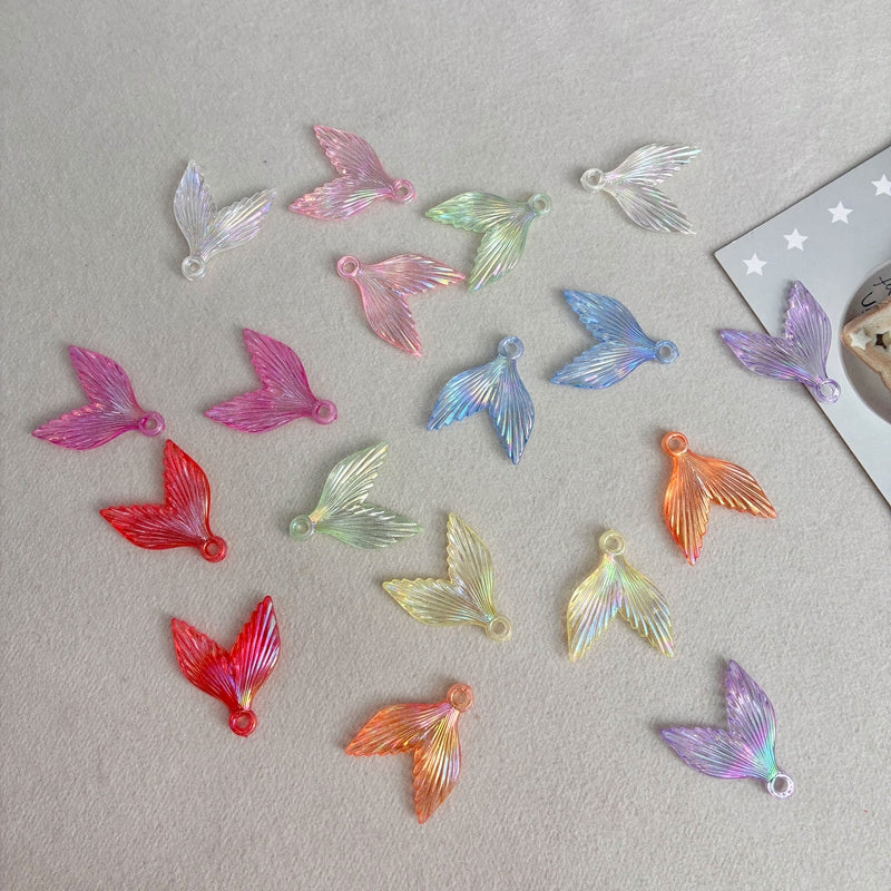 Perles de queue enduites d'acrylique