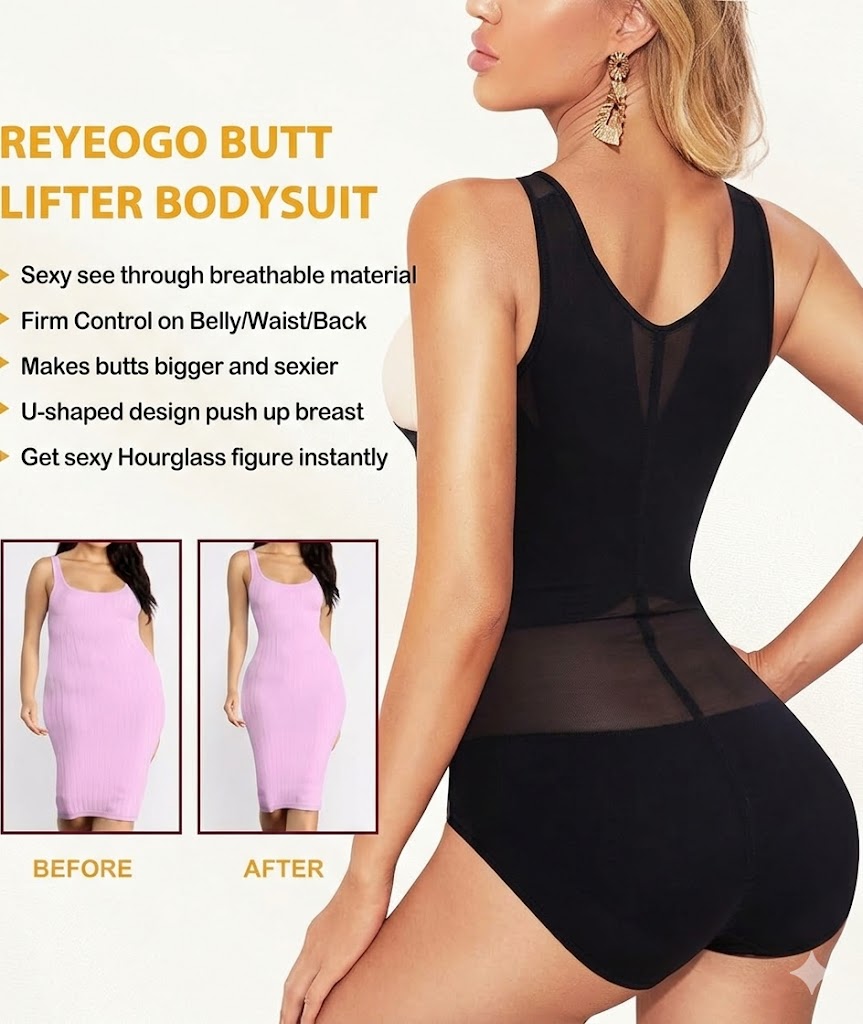 Formewear Combinaison pour femmes Tummy Control Butt Lifter Panty Hi-Waist Trainer Corps d'estomac