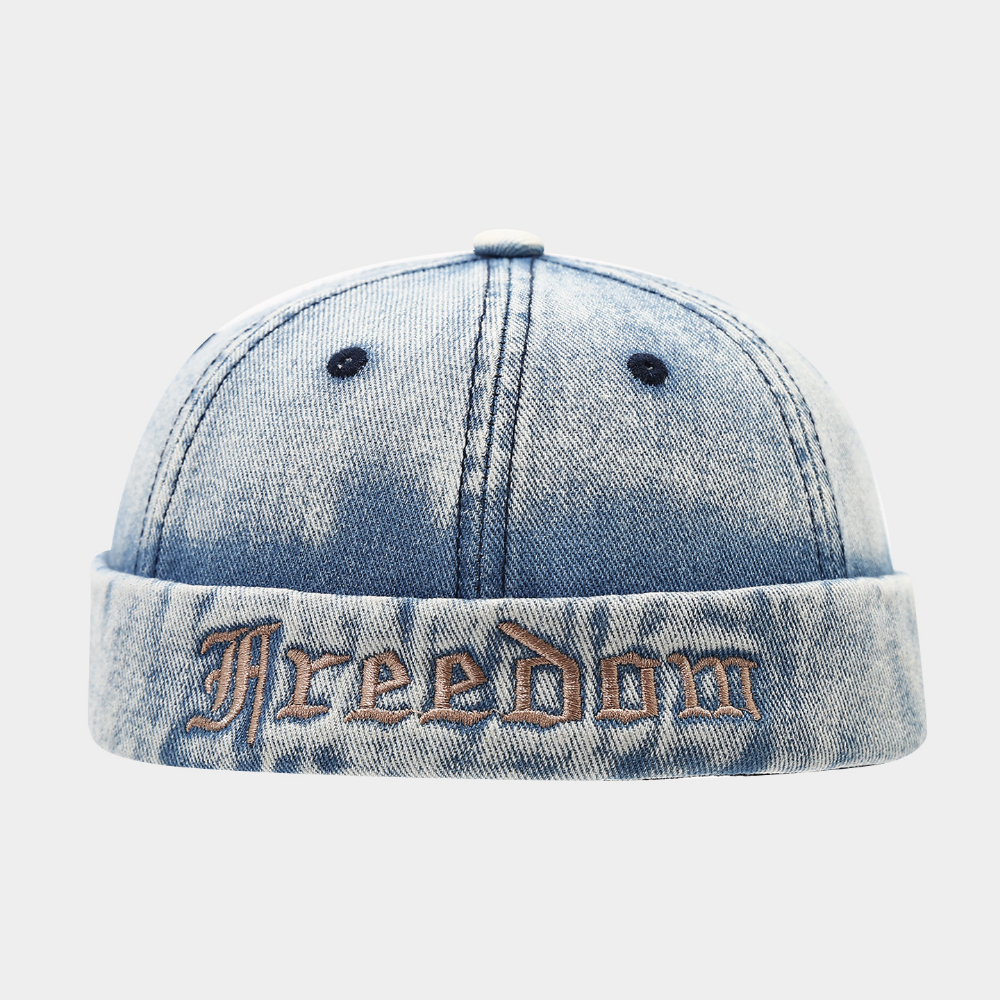 Les hommes et les femmes de couleur Gradient Broderie Détresse Lettre Style Retro style Terre
