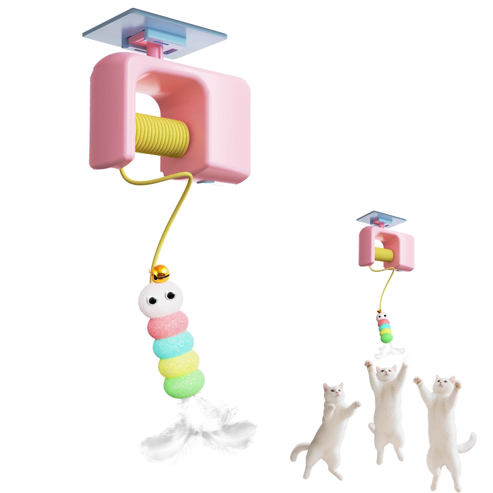 Caterpillar et Flying Bird conviennent pour l'auto-jouage des jouets de chasse d'animaux Jouet de chat interactif