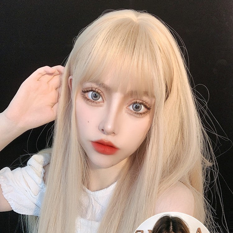 Long cheveux droit Cos Platinum mode