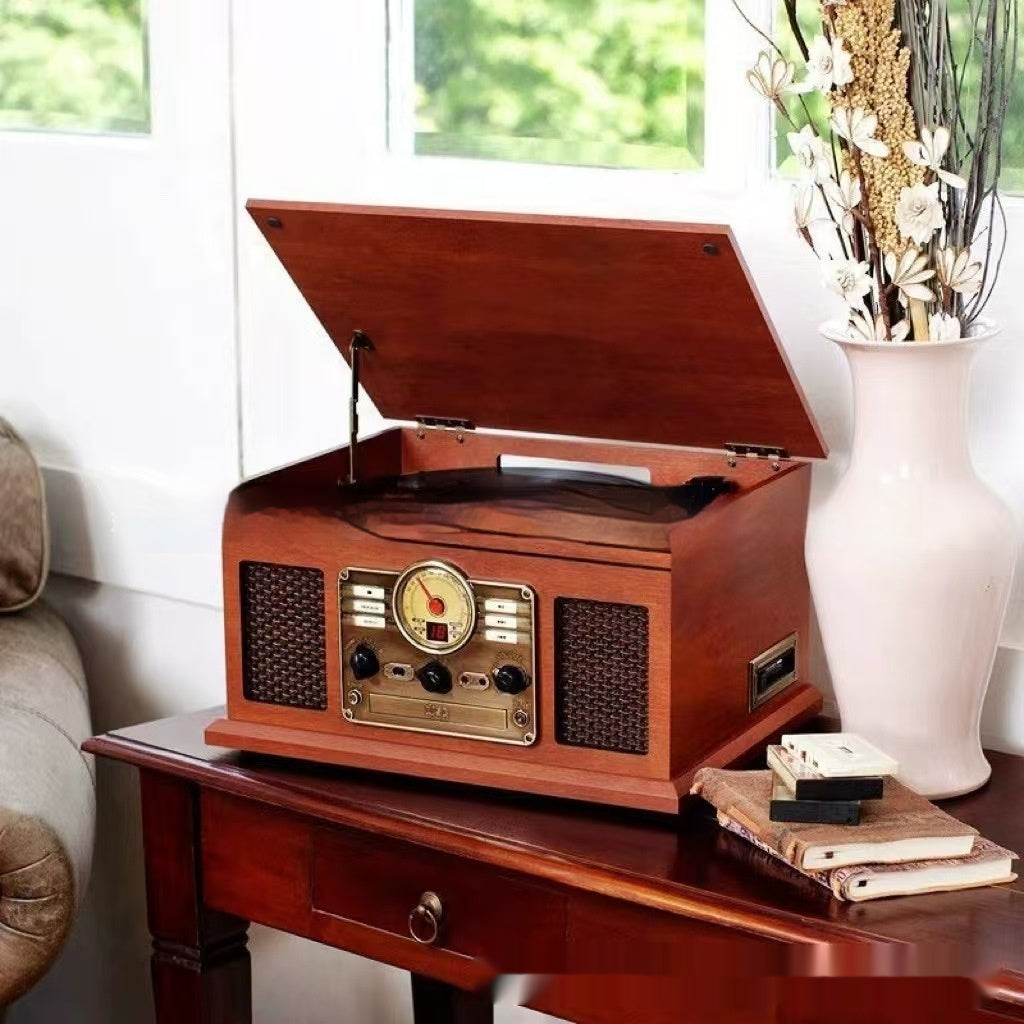 Accueil Minimalist Retro Vinyl Record Player