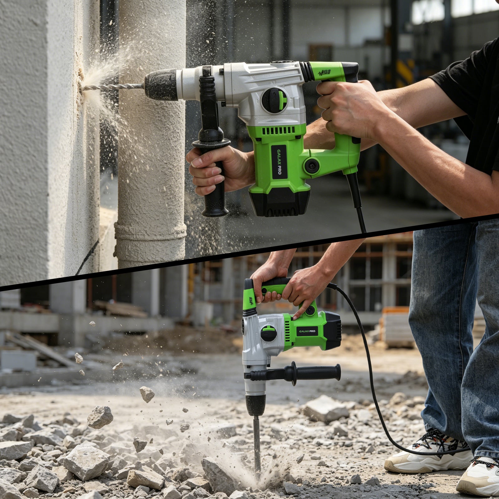 GALAX PRO SDS Plus Foreuse rotative à marteau 1500W 4000RPM
