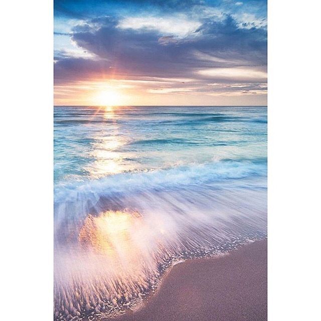 Page d'accueil Mode simple Seaside Beach Pattern Diamant Peinture