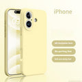 Boîtier de téléphone en silicone liquide de couleur solide simple