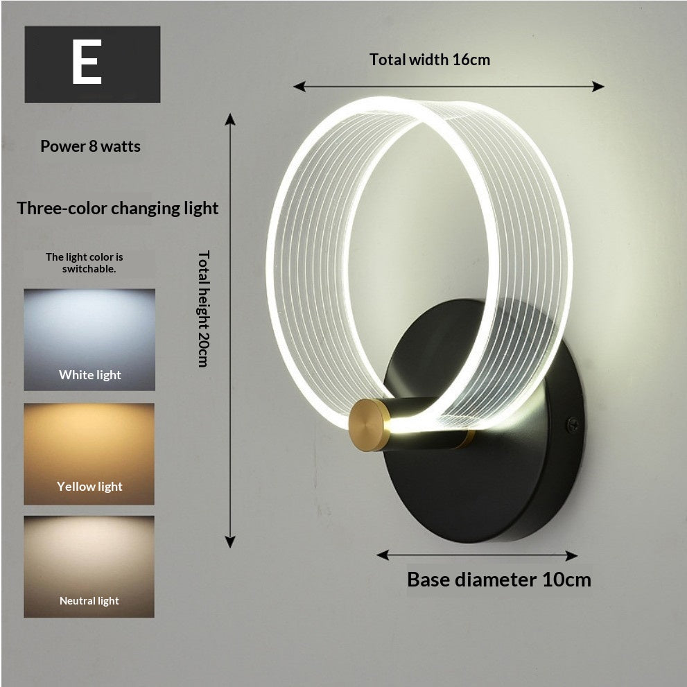 Creative Home Use Mur Chambre Lampe de chevet