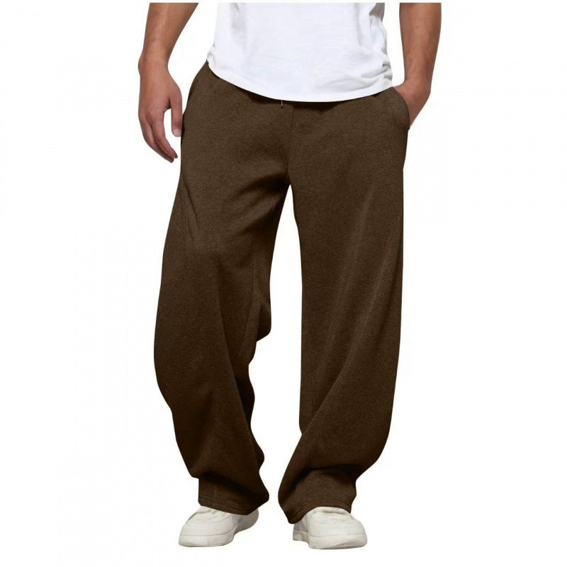Pantalons de piste lisses pour hommes