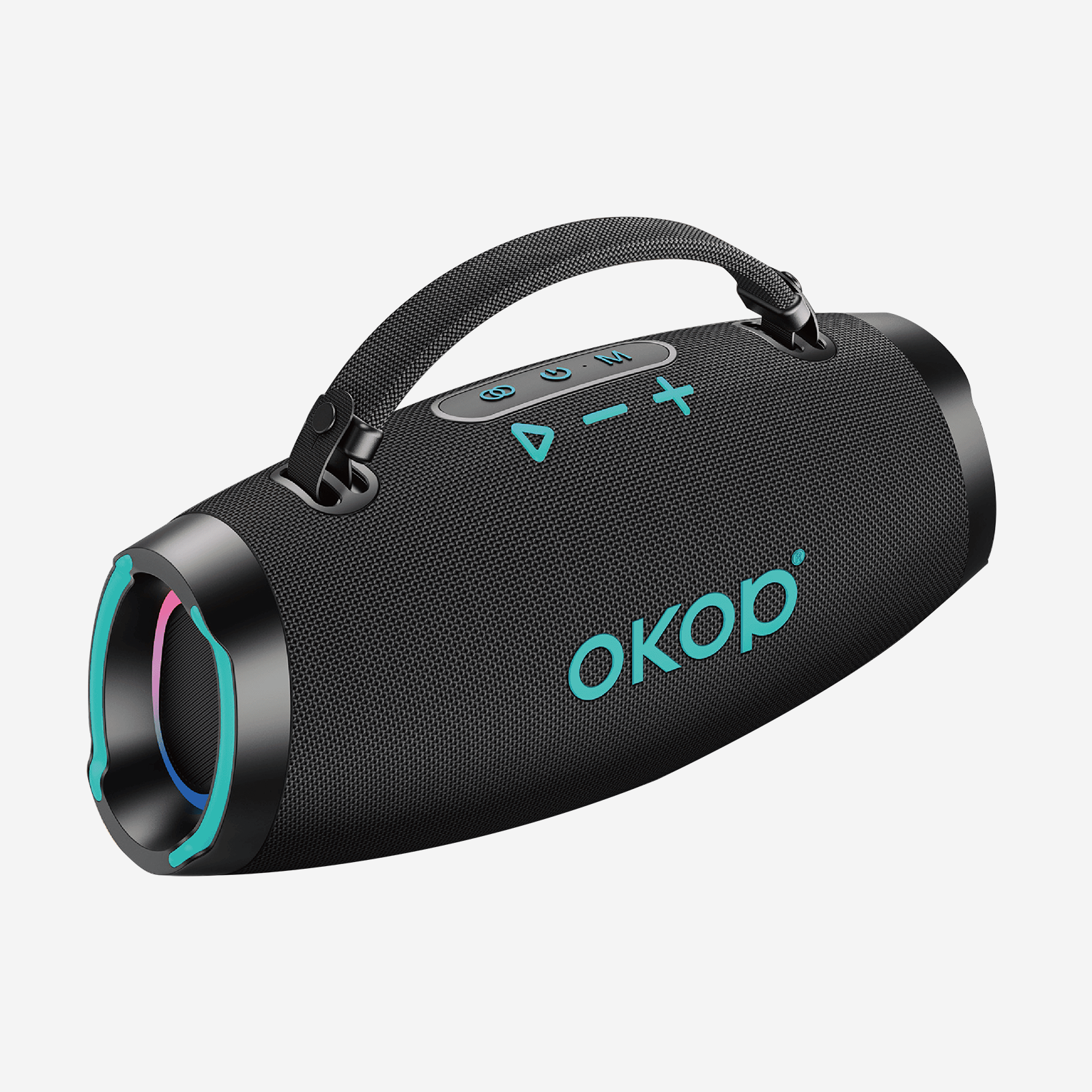 KP-8006 Audio Subwoofer Haut-parleur Bluetooth portable extérieur haute puissance avec lumière couleur RGB
