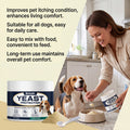 Kriath complément de levure de chien soins quotidiens pour le corps des chiens confort et supplément de nutrition