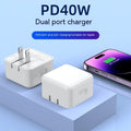 Chargeur de téléphone portable PD35W à double port
