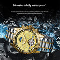 Montre mécanique pour hommes Montres de luxe imperméables multifonctionnelles pour hommes