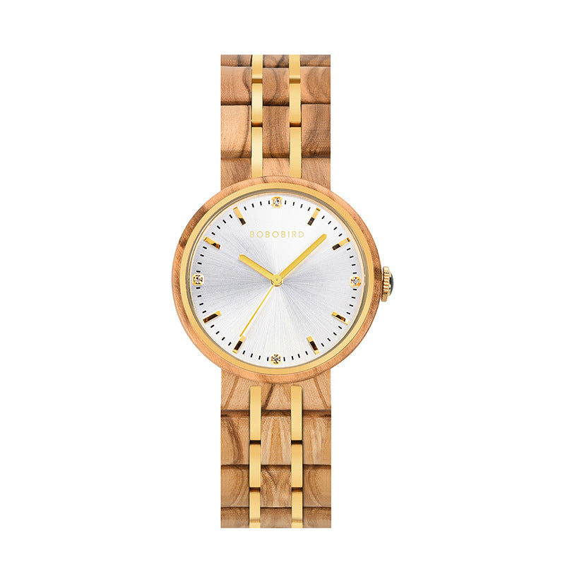Montre Quartz trois couleurs pour femmes élégantes