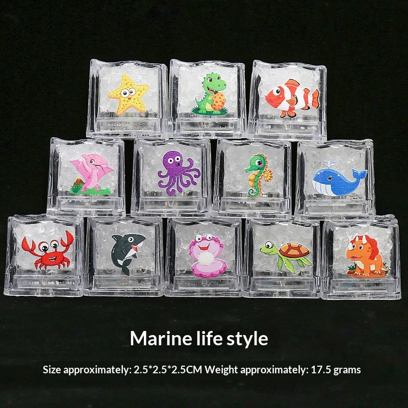 LED Colorful Sensing Flashing Ice Cube lumière