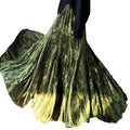 Robe de sirène émaillée vintage en couleur unie