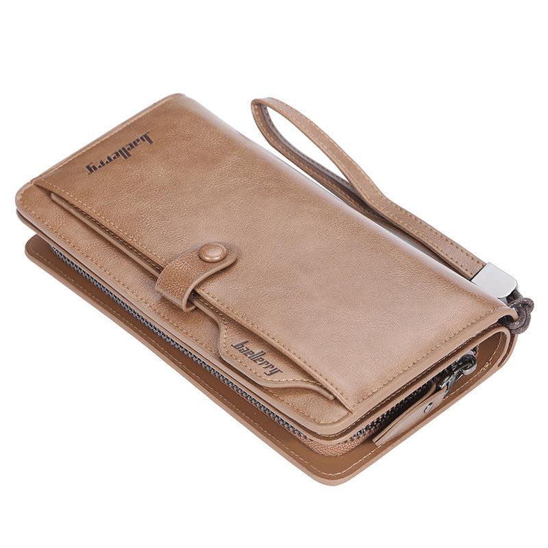 Portefeuille de sac de téléphone multifonction rétro homme