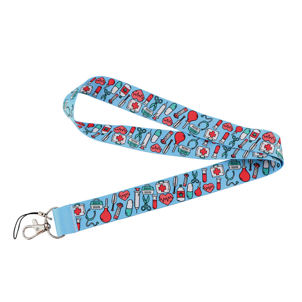 Mignon Docteur Cartoon Téléphone portable Lanyard
