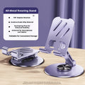 Porte-téléphone mobile rotatif-pliable-métal-purple-1 pièce