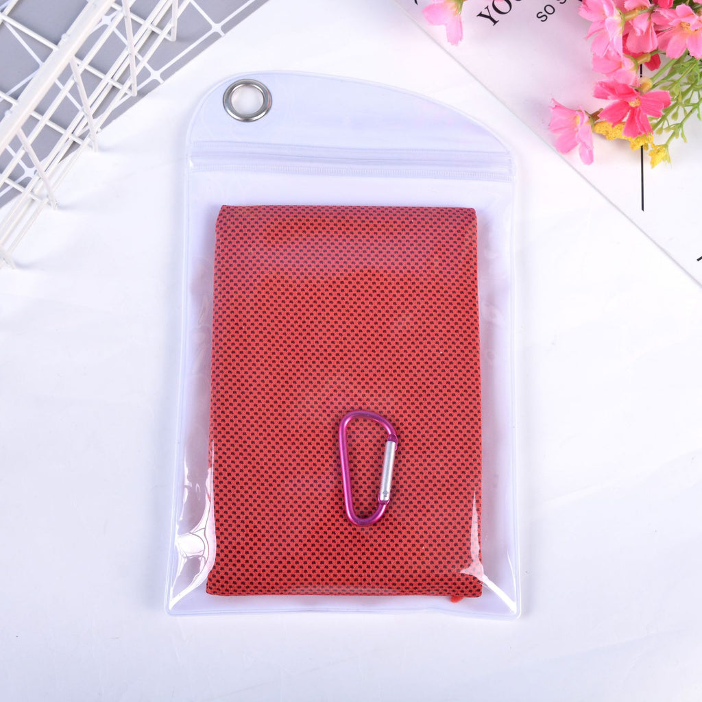 Serviette de glace à double couche de refroidissement d'été