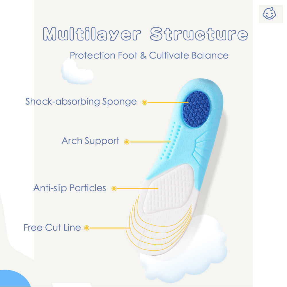 Semelle intérieure inodore et respirante pour enfants