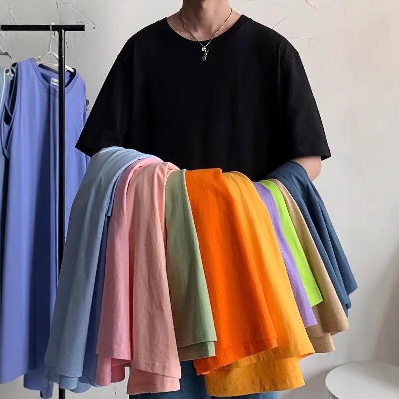 T-shirt à manches courtes de couleur candy pour homme