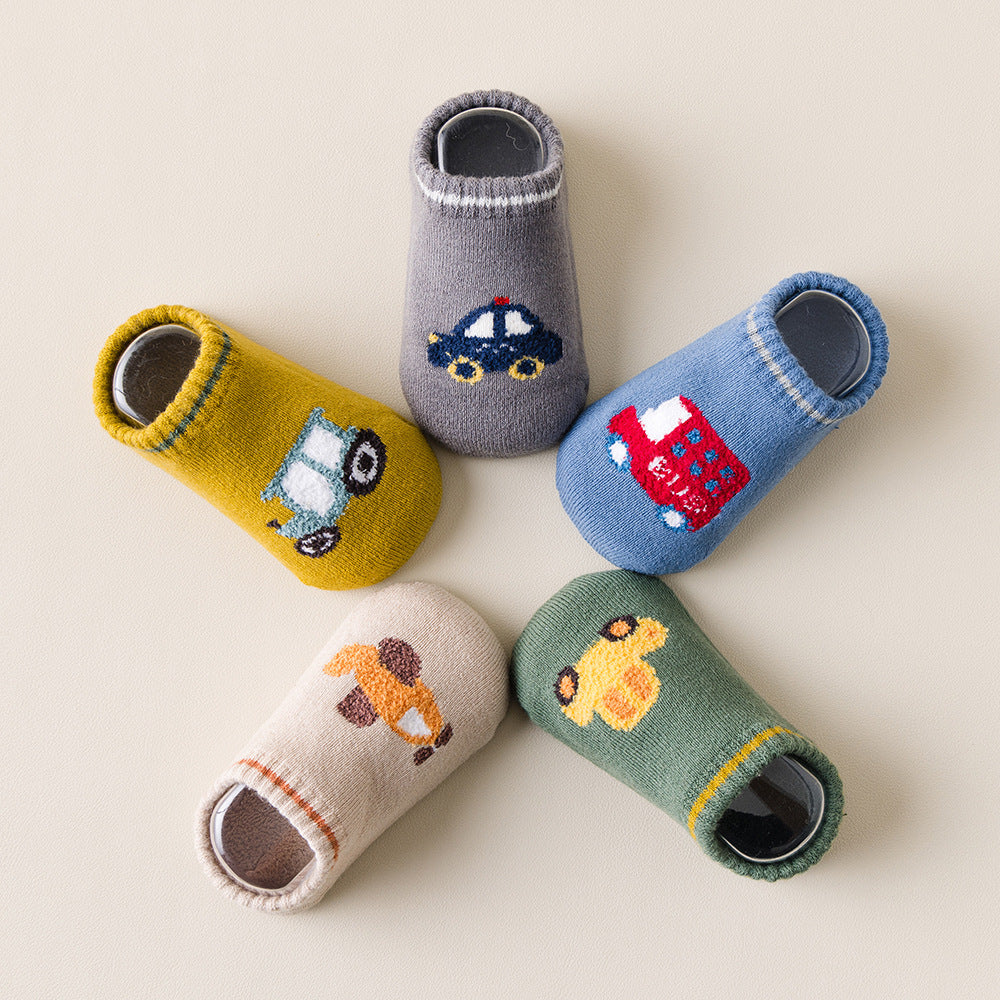Terry-loop Hosiery chaussette de pied pour enfants Mignon de dessin animé