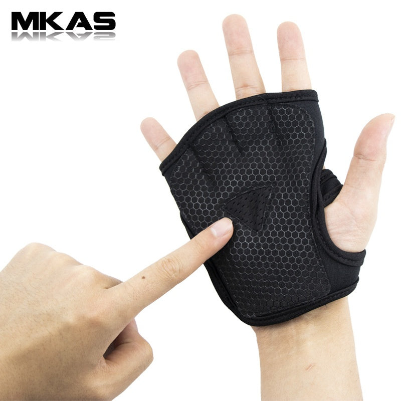 Gants d'haltérophilie pour l'entraînement en fer antidérapant Blister et respirant