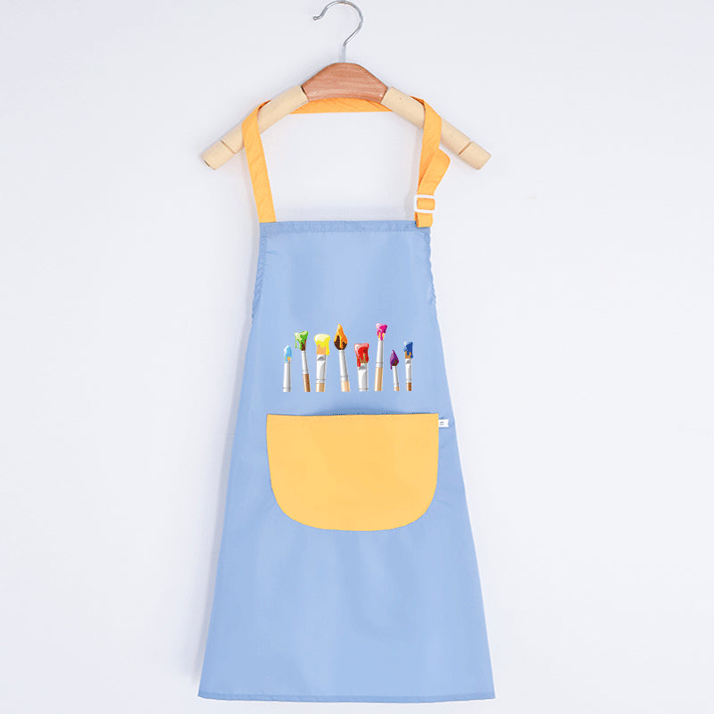 Peinture fille imperméable cuisine enfants Tablier