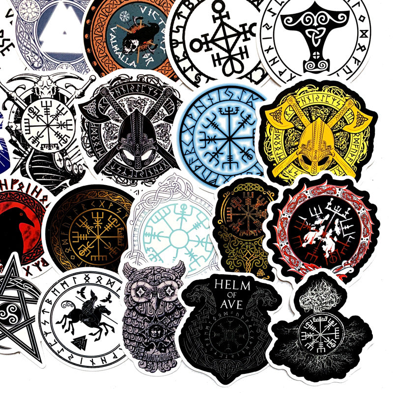 Stickers Ancienne Série Rune Bagages Commerce extérieur Voiture Graffiti