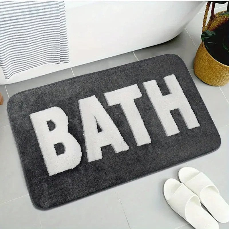 Simple Cashmere-comme anti-dérapant Absorbant baignoire et douche