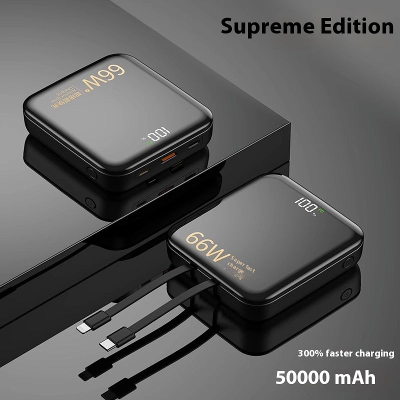 Charge grande capacité Super rapide avec câble Power Bank