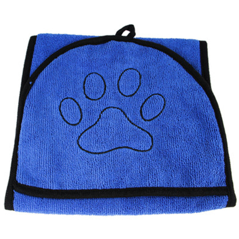 Serviette de bain de chien absorbante pour animaux de compagnie