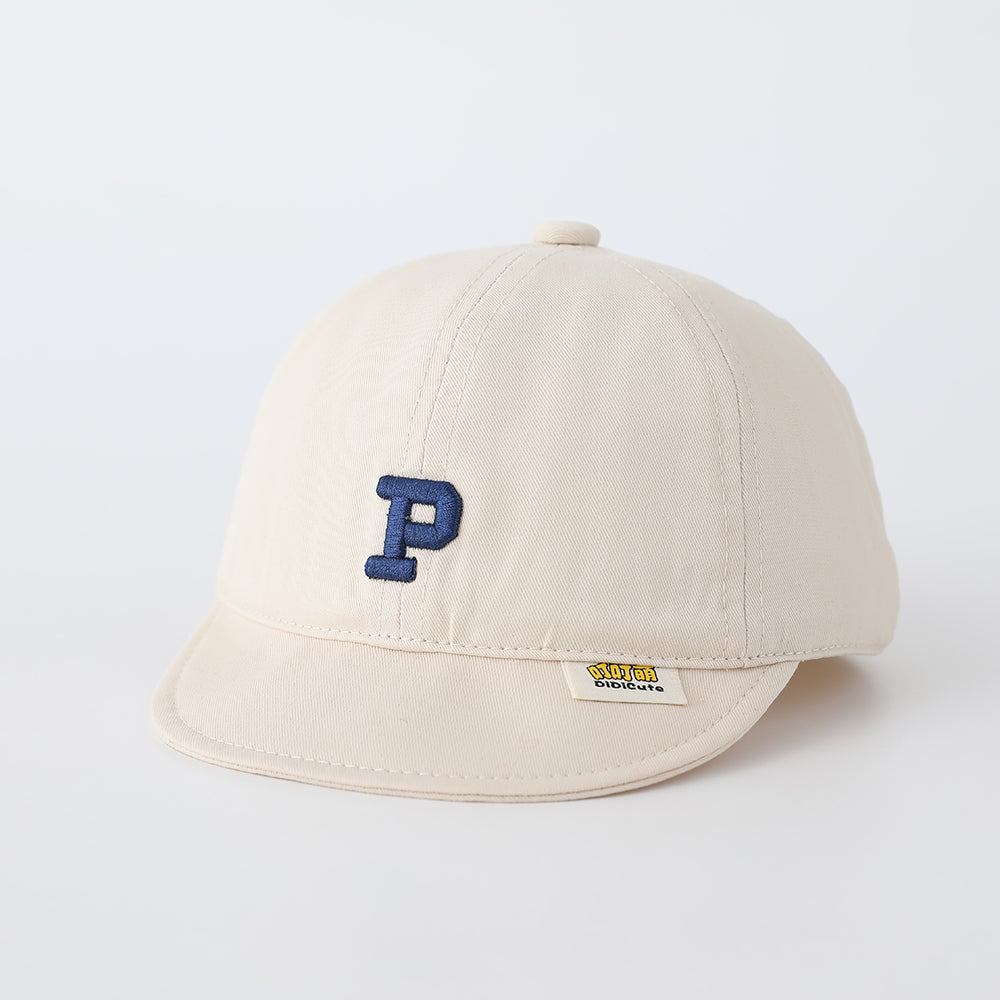 Lettre en couleur unique pour enfants P Brodé en trois dimensions Simple et tendance