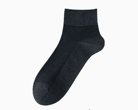Hommes Court Printemps Été Mesh Respirant Sans couture Coton pur Hommes Chaussettes