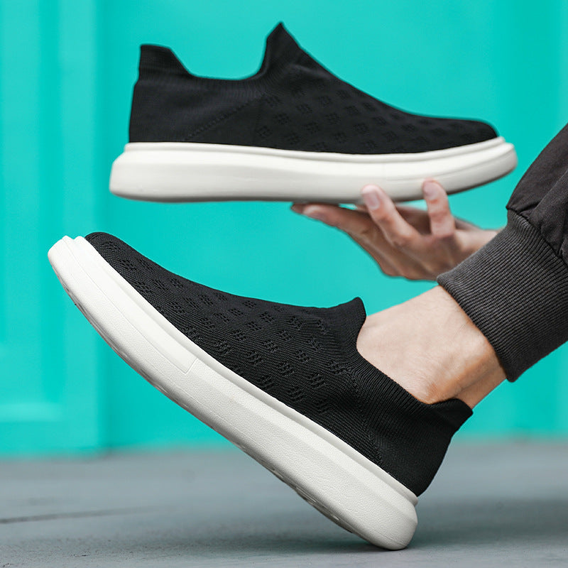 Mesh homme Casual Respirant Sneakers de couleur solide
