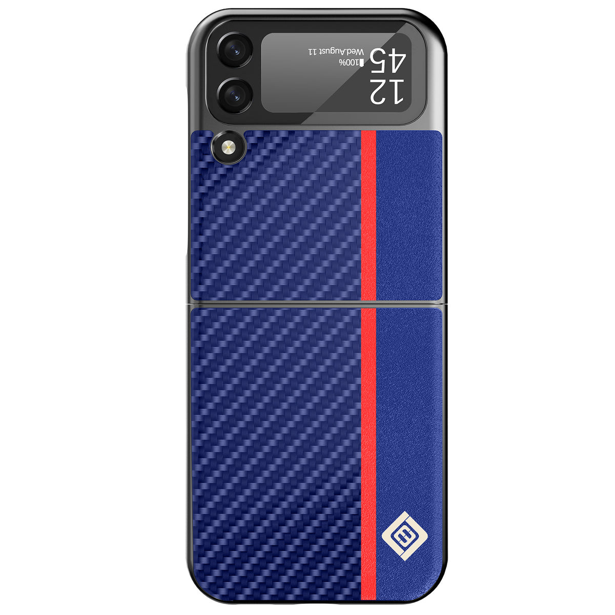 Fashion Carbon Fibre Étui téléphonique tout compris