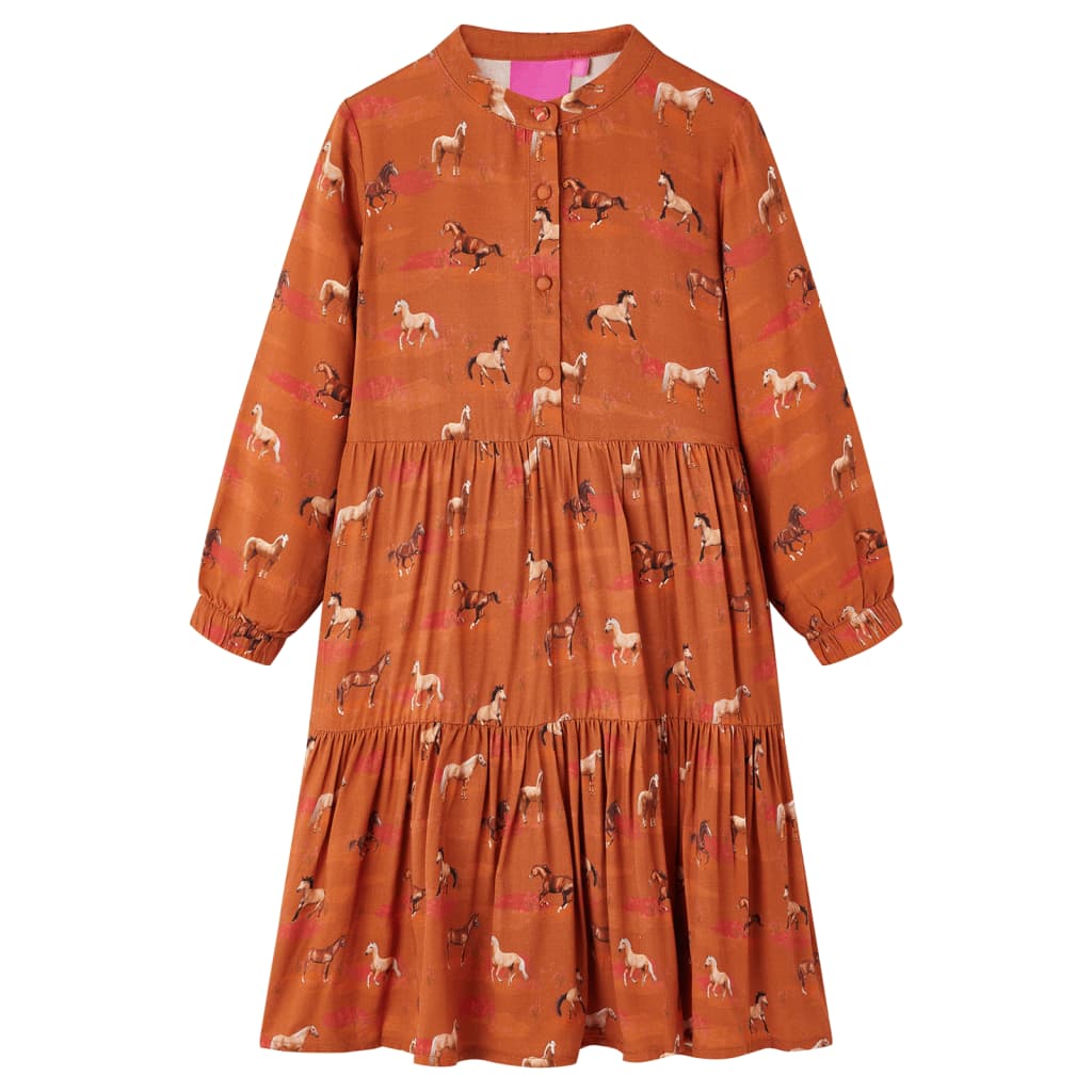 Robe pour enfants cognac taille 116