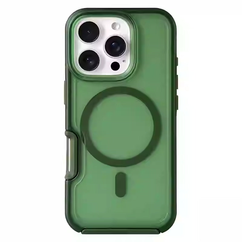 Cas de téléphone magnétique de haute qualité Matte simple tout compris anti-chutes