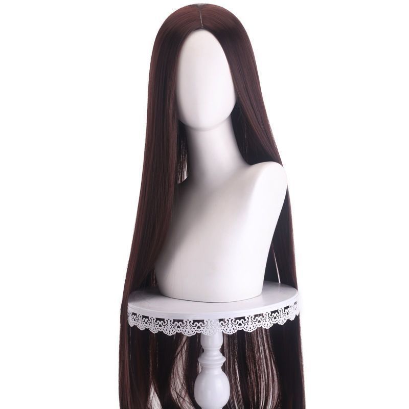 Naturel Volumineux Perruque Long Droit Style Animé et Style Traditionnel Chinois Tête pleine
