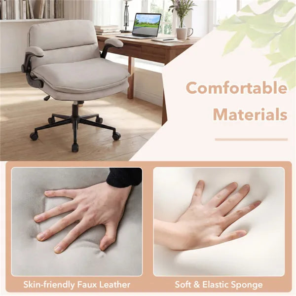 Chaise croisée Criss avec bras rabattus