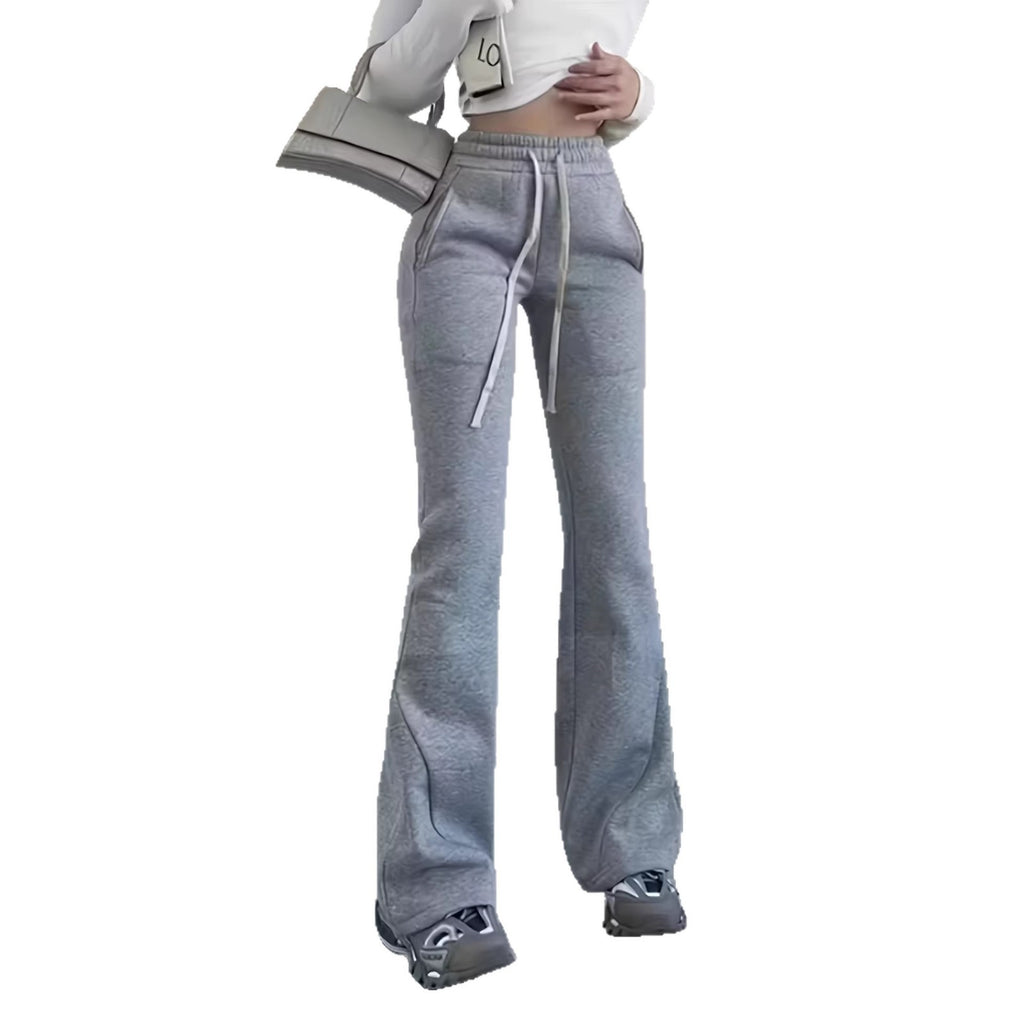 Sweatpants stylés en slim de couleur solide