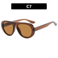 Lunettes de soleil de style grenouille pour femmes