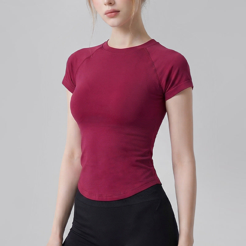 T-shirt d'entraînement pour femmes à séchage rapide