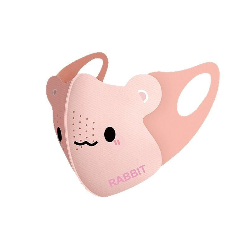 Mignon dessin animé enfants soleil-protection unisexe été UV-proof respirant masque visage
