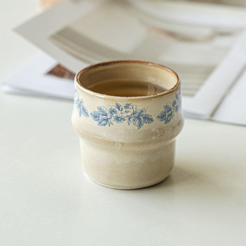 Coupe en forme de gourde sans poignée Mug céramique pour usage domestique