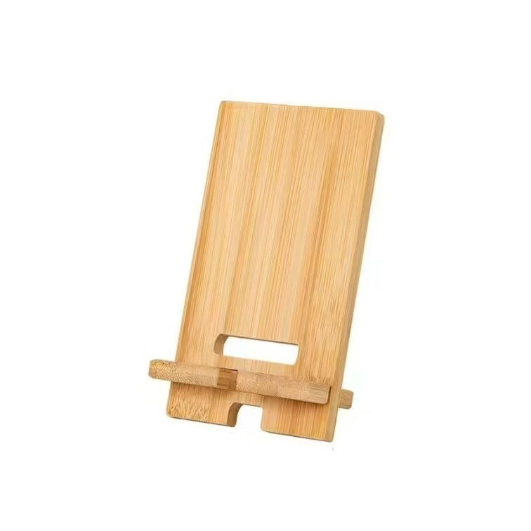 Stockage de la créativité de bureau Support de téléphone mobile en bois massif