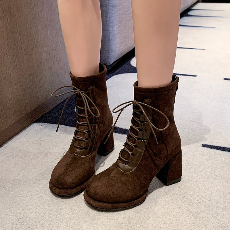 Women's High Heel Ankle Boots