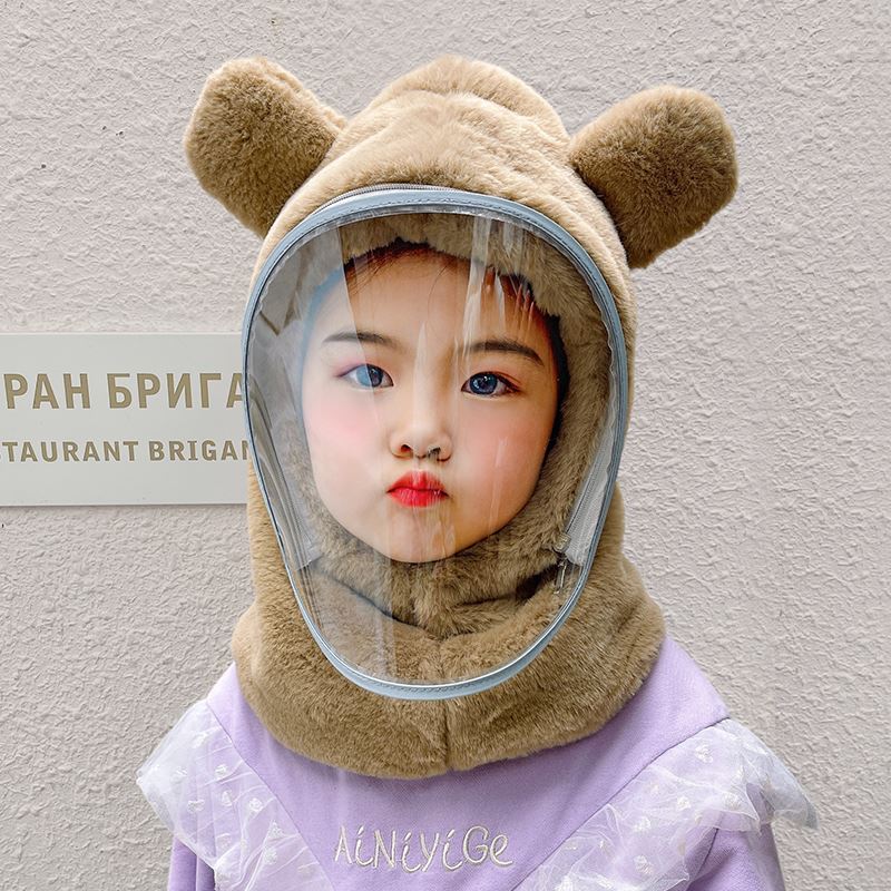 Ensemble de casques pour le visage de ski pour enfants